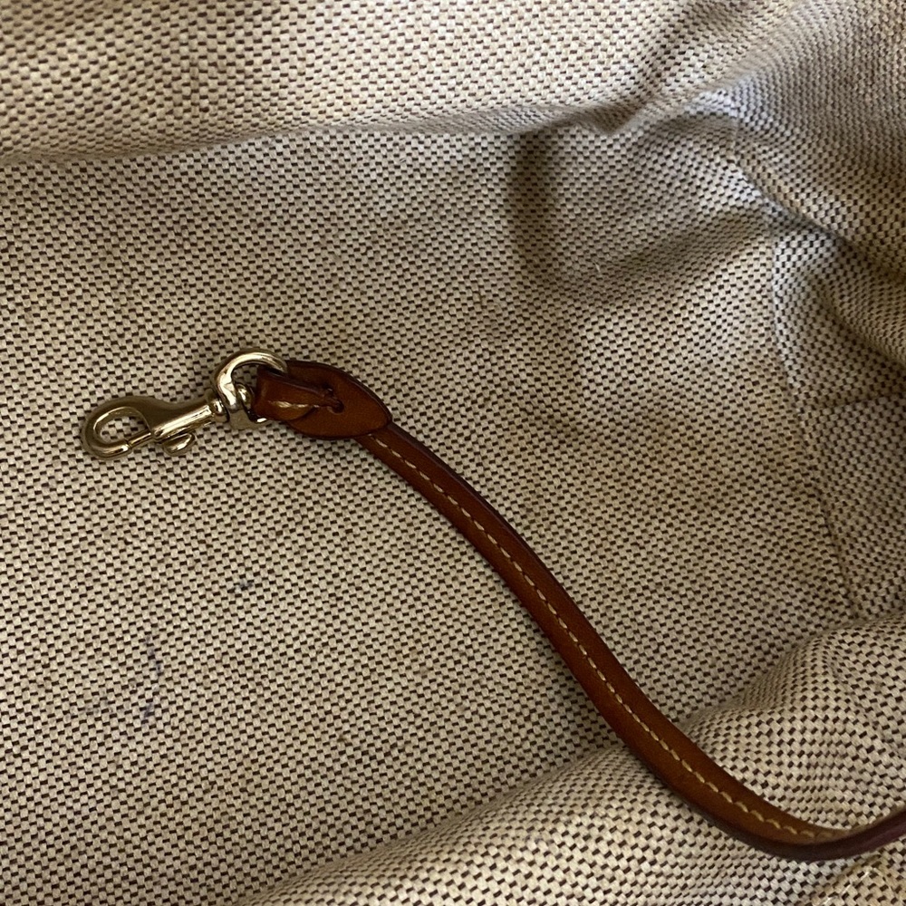Dooney & Bourke Mustard Ostrich large Leather Tote - Picture 13 of 13